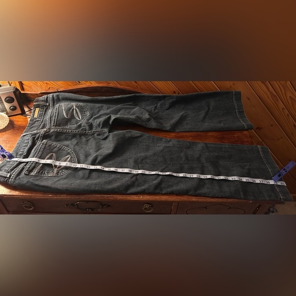 Seven7 Y2K Bootcut Jeans Size 20 (Fits Like 16) Wide Leg Plus Size Denim - Picture 10 of 17